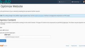 How to Optimize Your Website with Compression in the cPanel by Enable zlib.output_compression