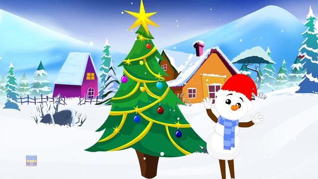 Рождественский Снеговик | Xmas Рифмы Для Детей | Christmas Snowman | Nursery Rhymes World Tv Russia смотреть онлайн