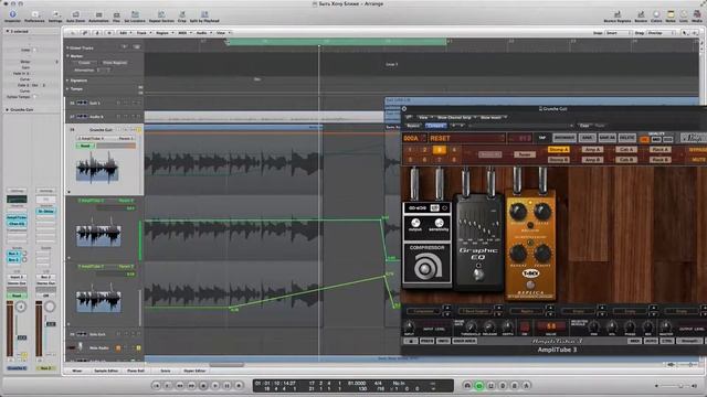 Как работать с Amplitube в реальном времени смотреть онлайн