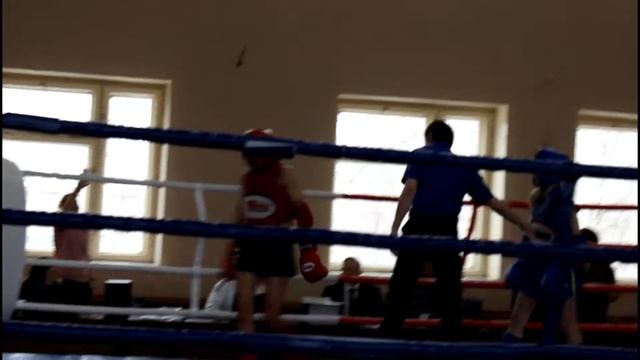 Чемпионат Чувашии по тайскому боксу_Яковлева Галина(син.)_04.03.2017 смотреть онлайн