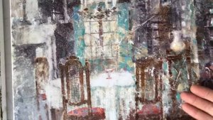 Обзор картины Елены Ильичевой -"Гостиная без гостей"