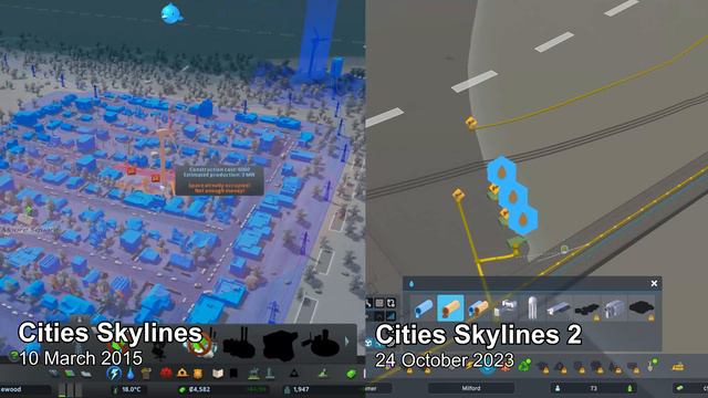 Cities Skylines Vs Cities Skylines 2