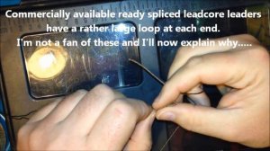 How to splice leadcore