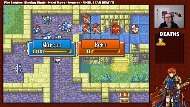 Fire Emblem: Binding Blade - Hard Mode - Iron Man - Streams Until I Git Gud Enough to Beat It! - 1 смотреть онлайн
