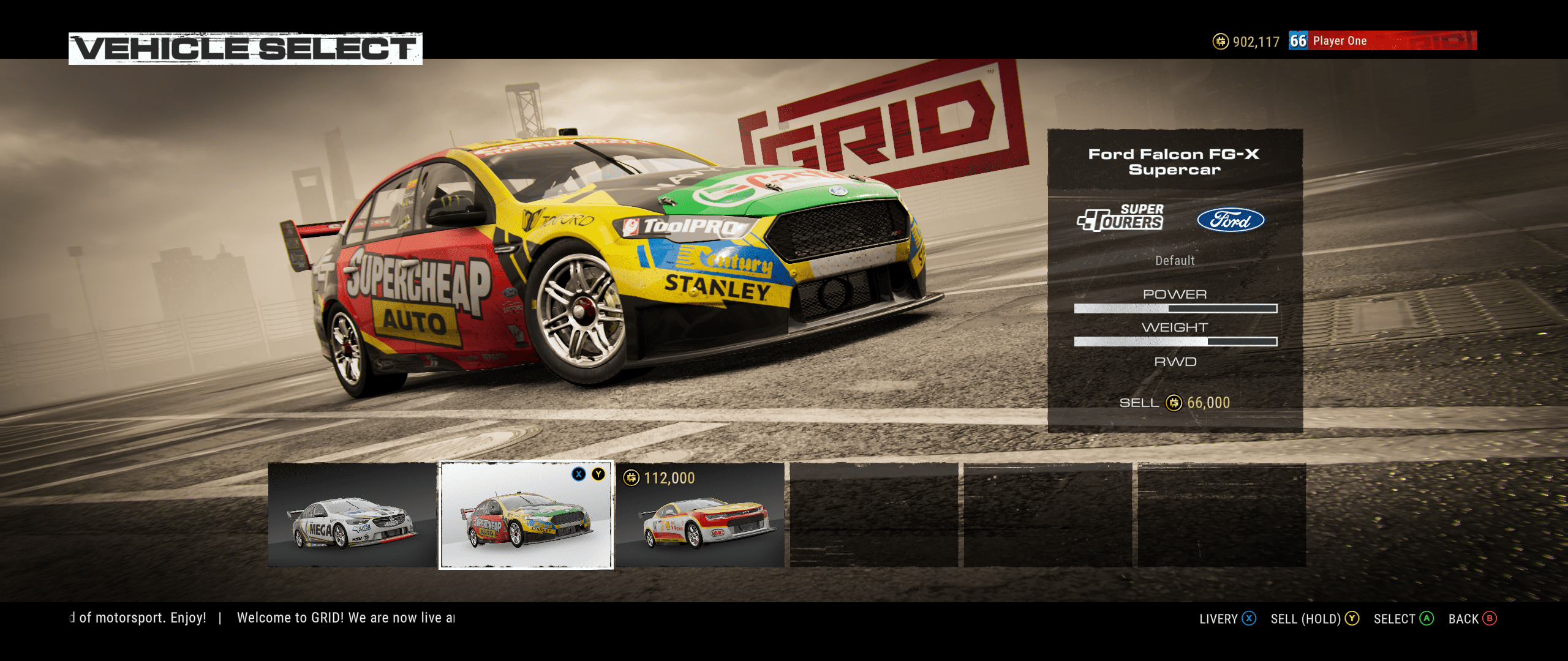 GRID (2019) - Ford Falcon FG-X Supercar