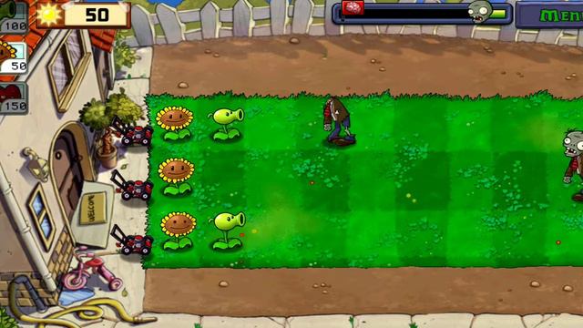 Прохождение игры растения против зомби, часть 1 смотреть онлайн