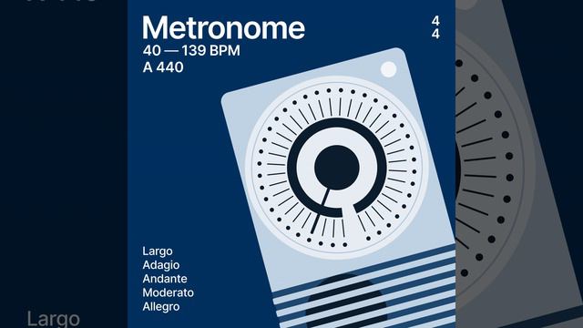 Metronome - 4/4 - 94 BPM - Andante смотреть онлайн