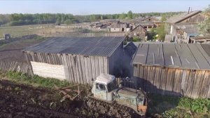 ДТ-75 снова в деле! Пашем огород под картофель!