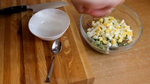 Салат из печени трески