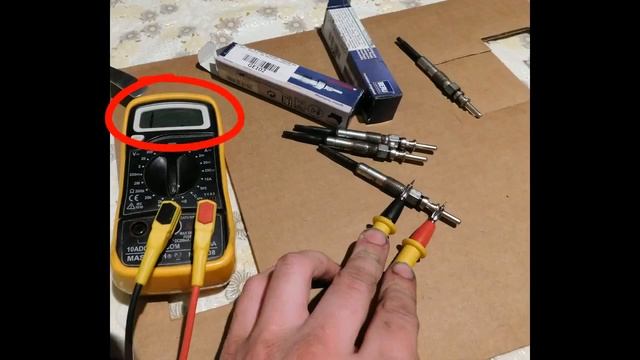 Проверка свечей накала Checking the glow plugs смотреть онлайн