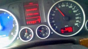 Разгон до 100 км/ч на VW Touareg 2,5 TDI (174 л. с.)