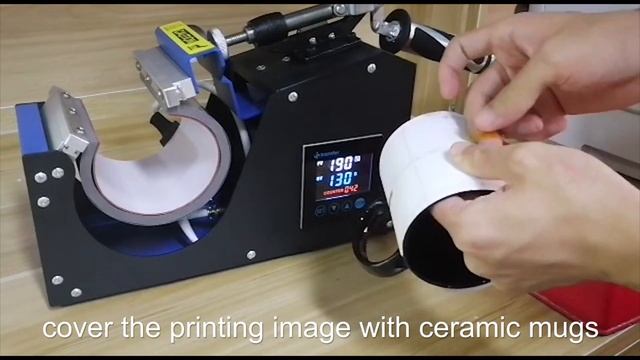 i-Transfer® White toner printer printing + Normal dark ceramic mug laser transfer printing