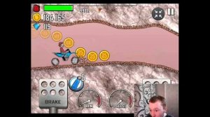 ПРОКАТИЛСЯ НА ТЕХНИКЕ КРОССОВЫЙ МОТОЦИКЛ НА ЭТАПЕ, КАРТЕ МАРС В ИГРЕ HILL CLIMB .mp4