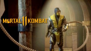 "ТВОЙ ОГОНЬ ИССЯК СКОРПИОН" Лю Кенг и Кунг Лао сталкиваются со Скорпионом - Mortal Kombat 11