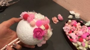 Топиарий «Розовые розы»