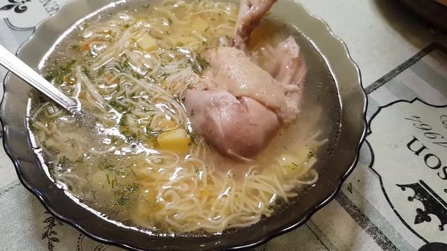 Суп с курицей лапша смотреть онлайн