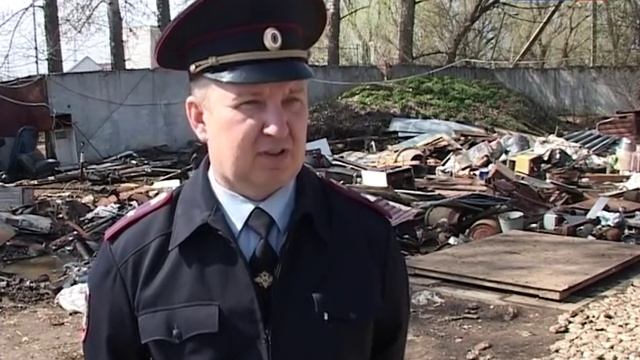 Запрещённый приём: полиция Ельца приостановила работу незаконного пункта приёма металлолома