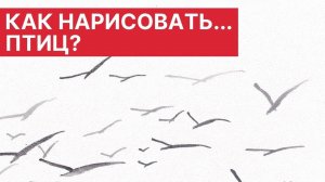 ? Как нарисовать... ПТИЦ