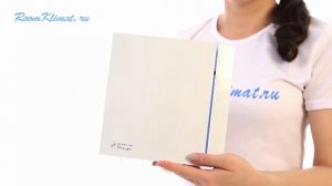 Накладной бесшумный бытовой вентилятор SILENT 100 CMZ DESIGN со шнурком