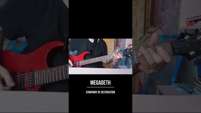 Megadeth - symphony of destruction guitar cover #shorts #megadeth #guitarcover