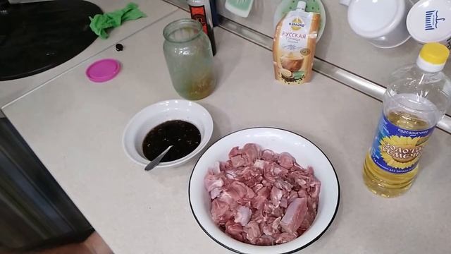 Мясо лося с медом в горчично соевом соусе. #вкуснее не бывает