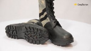 Берцы кожаные летние камуфлированные