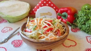 Осенний салат из капусты. Классический рецепт фото