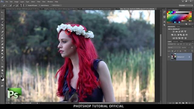 Mega Elephant Photoshop Manipulation with Alone Girl | Photoshop Tutorial Official смотреть онлайн