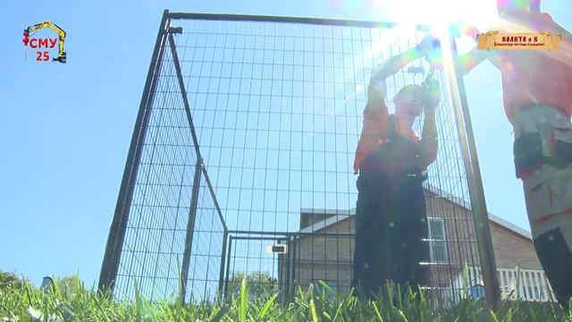 Монтаж модульного вольера из сварных панелей смотреть онлайн