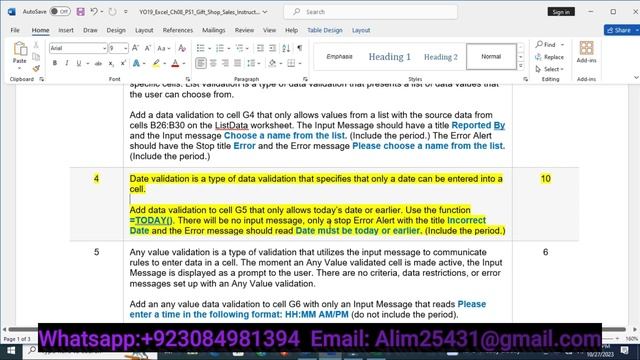 Excel_CH08_PS1_GiftShopSales | Pearson MyITLAB#excel_2f_bonus #excel_2f_bonus