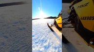 Ski-Doo Solo Ride on Crispy Day #blizzard #snowmobile #snowmobiletrail #skidoo #ThatSkidooFeeling