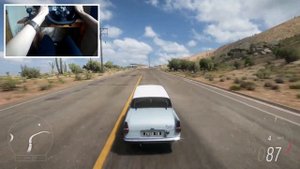 Forza Horizon 5 Ford Anglia - Harry Potter Flying Car (Logitech G923 Steering Wheel) Gameplay