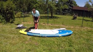 SUP серфинг. Часть 1. Сборка САП доски Aqua Marina BEAST