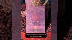 Your oracle card of the day - New Moon in Cancer (Relax)