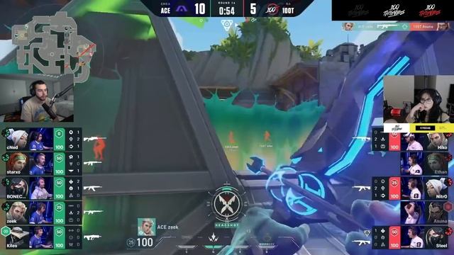 Kyedae & Nadeshot REACT to 100T Valorants Amazing COMEBACK! (Vs Acend) | Berlin Masters смотреть онлайн