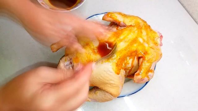 Как запечь курицу в духовке с румяной корочкой. Кулинарный канал "НА КУХНЕ У МАМЫ"
