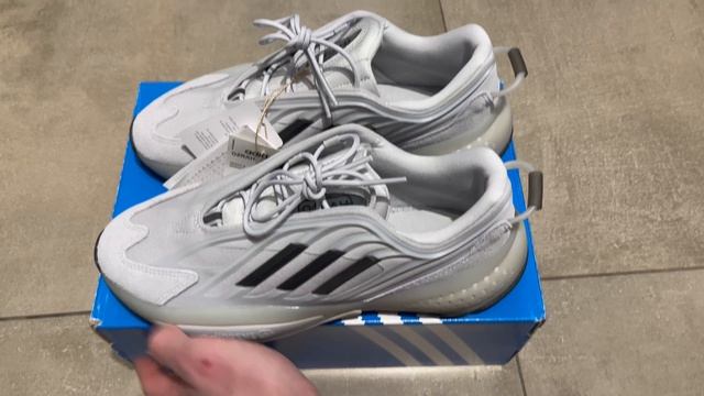 Adidas Ozrah Solid Grey Core Black GX1876 смотреть онлайн