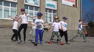 Хип Хоп выступление на байкер-шоу. Дети 7-10 лет.