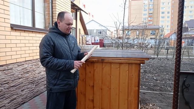 Купель для бани из Еврокуба. Купель своими руками. Часть 2. смотреть онлайн