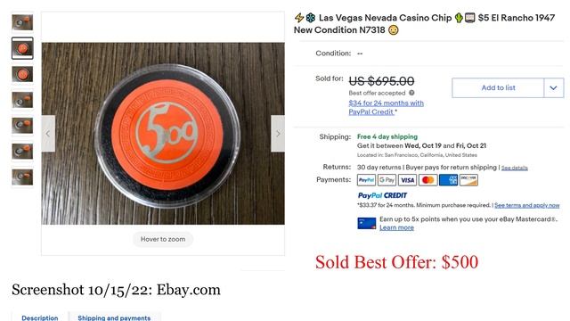 High Roller Table September 2022 - Top 10 Casino Chips Sold смотреть онлайн