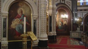 Литургия Преждеосвященных Даров 10 апреля 2023, Храм Христа Спасителя, г. Москва