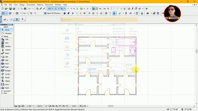 | Archicad Tutorial | - | Export Archicad file in Autocad | Archicad tutorial 2022 | rkvideo1 | смотреть онлайн