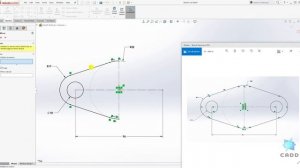 SolidWorks Tutorial for Beginners #40 - SolidWorks Sketch Test Solution