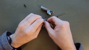 DIY Sheetmetal Derringers 22lr Homemade Guns v3 Latch in Detail