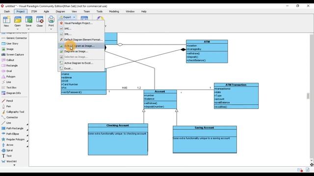 How to Draw class diagram using visual paradigm || Step by step смотреть онлайн