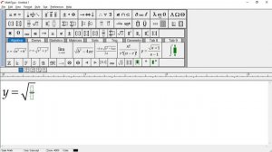 MathType Tutorial 1