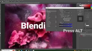 Blending Text on image in photoshop | Blend Effect | Photoshop Blending Effect on image