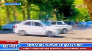 Drift qilgan shovvozlar qo’lga olindi