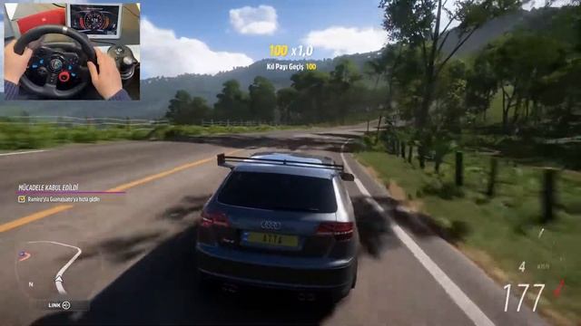 AudiA3 RS - ForzaHorizon5  Logitech g29 gameplay FH5 Gameplay Realistic Driving.
