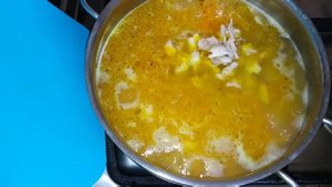 Вкуснейший гороховый суп? с сухариками?
